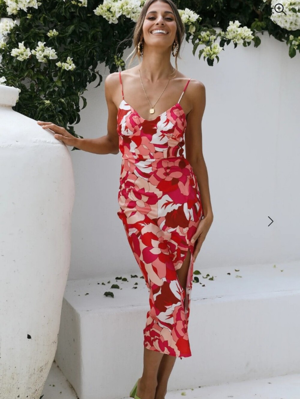 Runaway Tammy Dress Fuchsia Floral